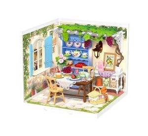 RoboTime 3D wooden jigsaw puzzle Miniature house Summer veranda